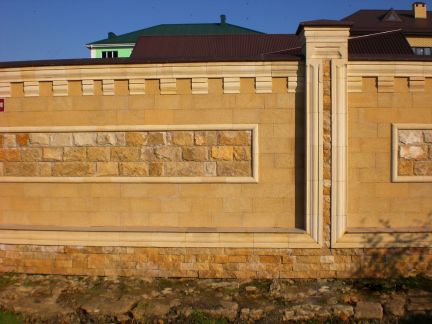 Облицовка цоколя дагестанским камнем  Армавир