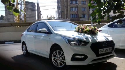 Автомобиль на свадьбу Hyundai Solaris  Армавир