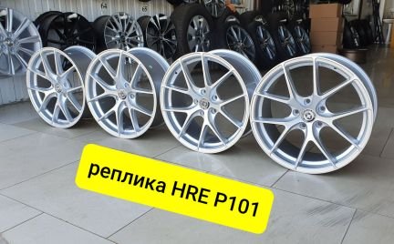 R18-5/112, реплика HRE P101 - серебро, в наличии  Армавир